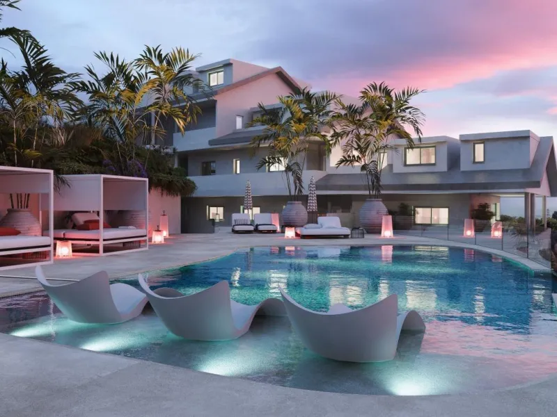 Exclusive Boutique Apartments with Sea Views in Torrequebrada, Benalmádena& & Prime Location Just 250 m from the Beach& This new boutique development offers only 16 exclusive apartments with 3 and 4 bedrooms, all with south orientation and large 