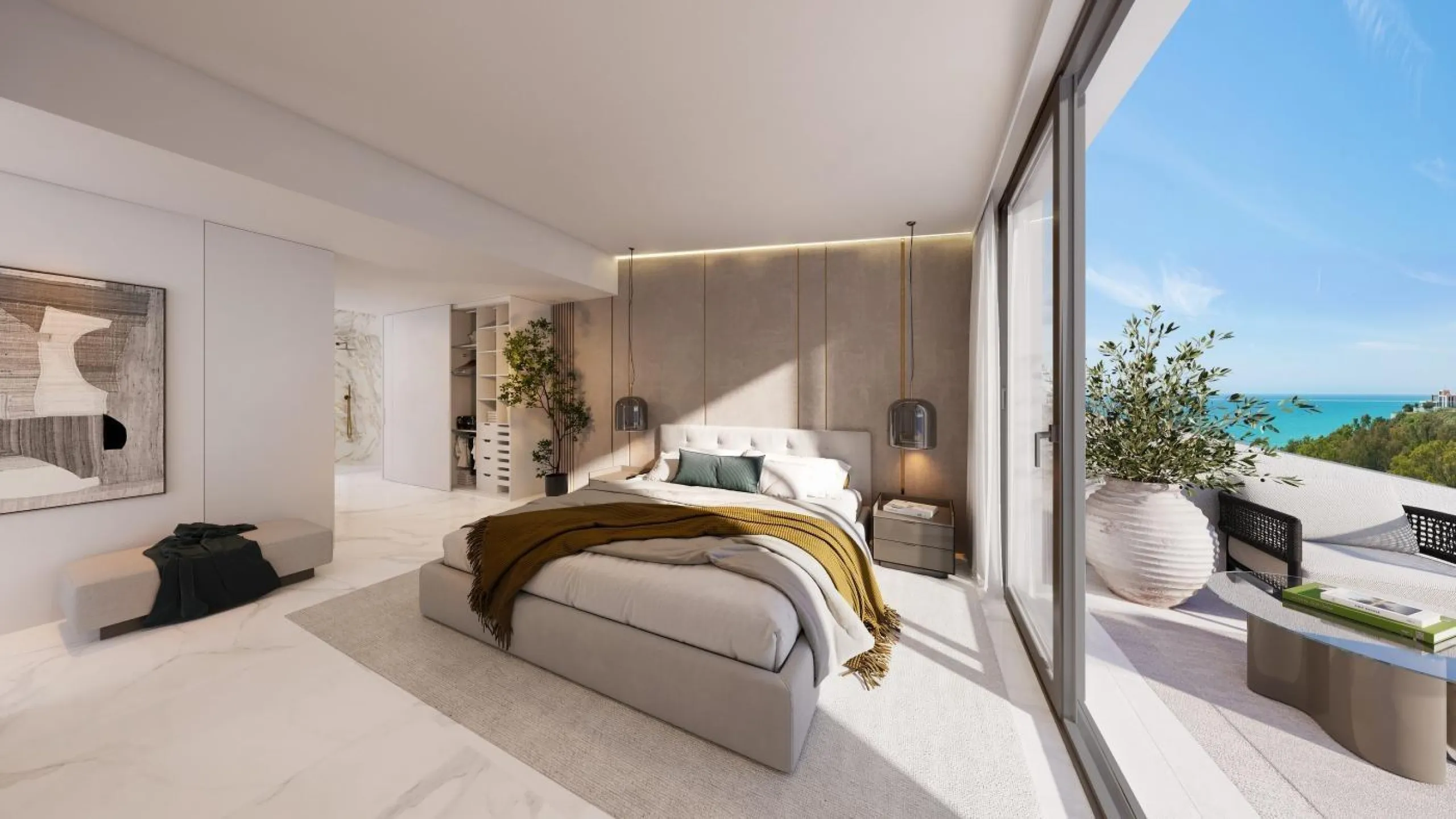 Exclusive Boutique Apartments with Sea Views in Torrequebrada, Benalmádena& & Prime Location Just 250 m from the Beach& This new boutique development offers only 16 exclusive apartments with 3 and 4 bedrooms, all with south orientation and large 