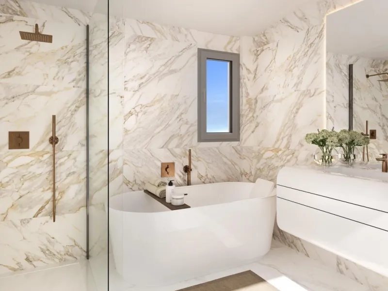 Exclusive Boutique Apartments with Sea Views in Torrequebrada, Benalmádena& & Prime Location Just 250 m from the Beach& This new boutique development offers only 16 exclusive apartments with 3 and 4 bedrooms, all with south orientation and large 