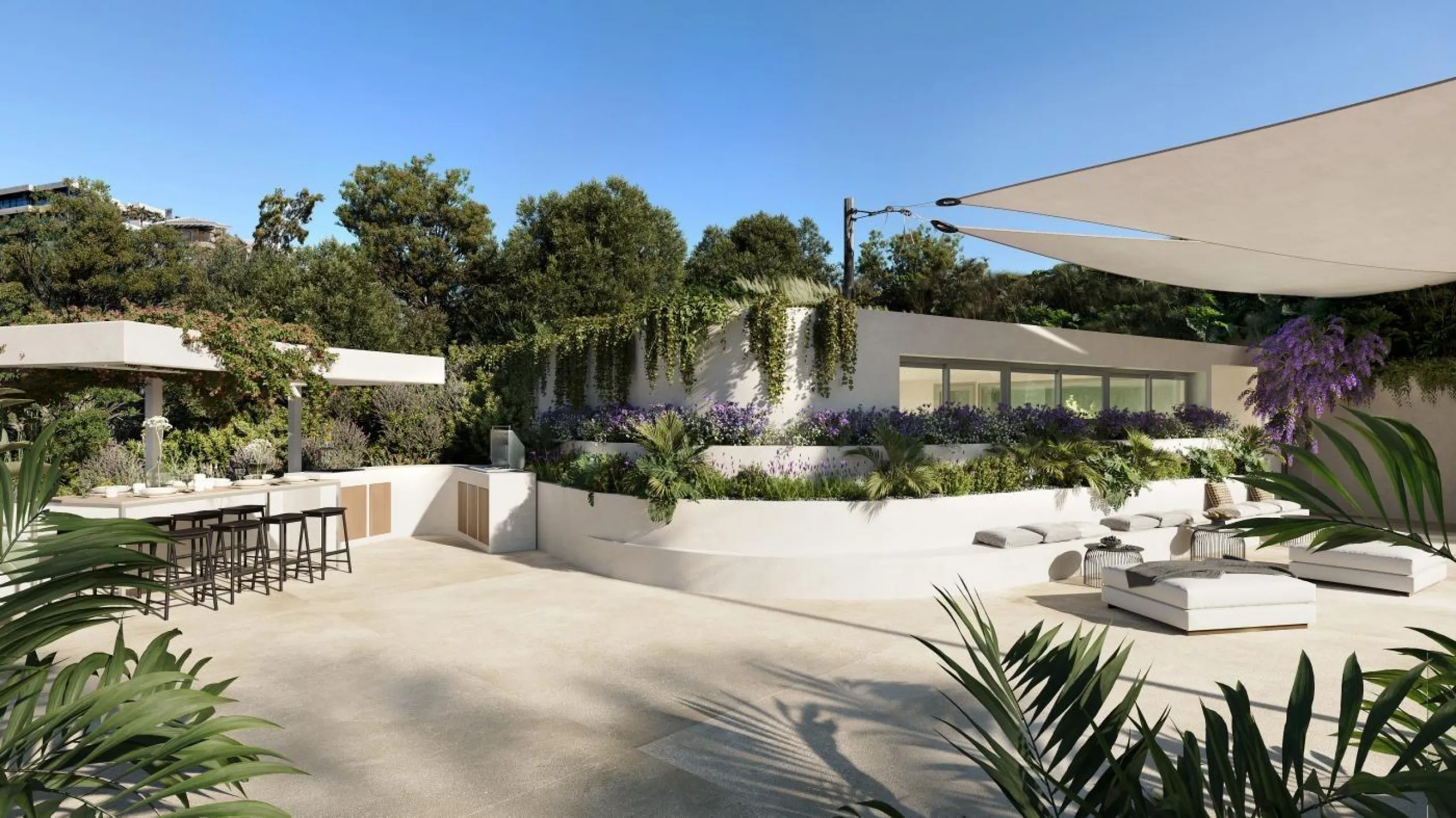 Exclusive Boutique Apartments with Sea Views in Torrequebrada, Benalmádena& & Prime Location Just 250 m from the Beach& This new boutique development offers only 16 exclusive apartments with 3 and 4 bedrooms, all with south orientation and large 
