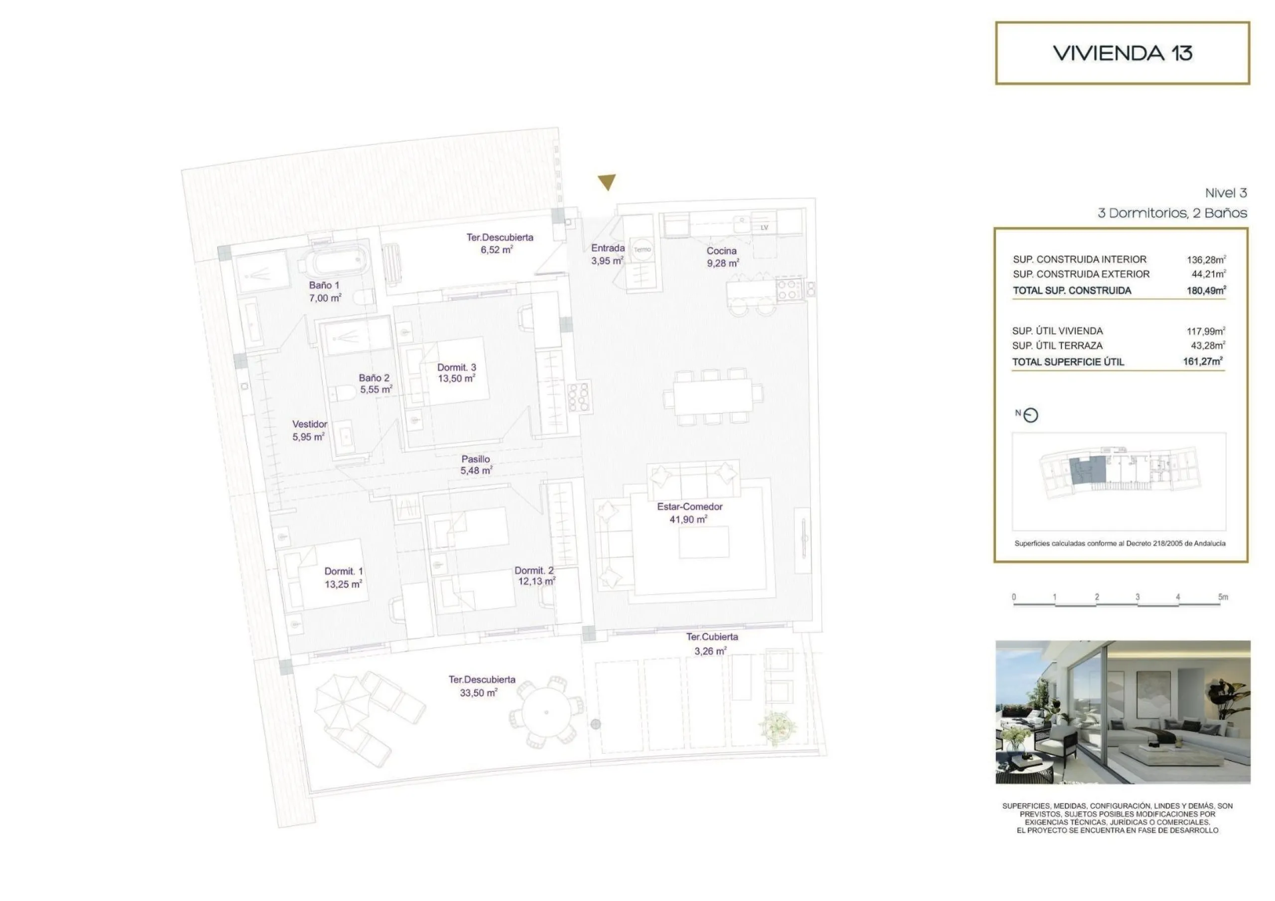 Exclusive Boutique Apartments with Sea Views in Torrequebrada, Benalmádena& & Prime Location Just 250 m from the Beach& This new boutique development offers only 16 exclusive apartments with 3 and 4 bedrooms, all with south orientation and large 