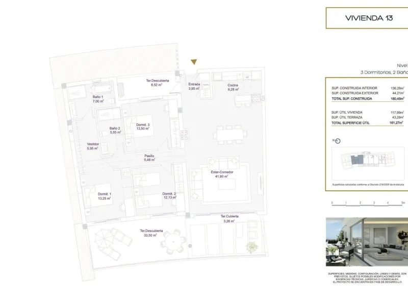 Exclusive Boutique Apartments with Sea Views in Torrequebrada, Benalmádena& & Prime Location Just 250 m from the Beach& This new boutique development offers only 16 exclusive apartments with 3 and 4 bedrooms, all with south orientation and large 