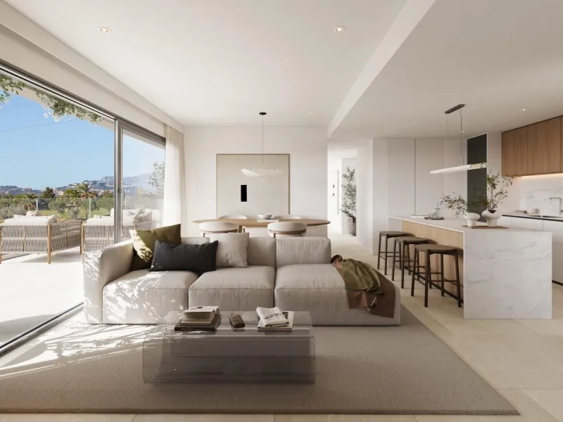 New Sea View Apartments in Mijas, Málaga – Modern Living on the Costa del Sol& & Exclusive New Development Surrounded by Golf and Nature& This new residential project in Mijas, Málaga offers 120 stylish apartments with 1, 2, or 3 bedrooms, though