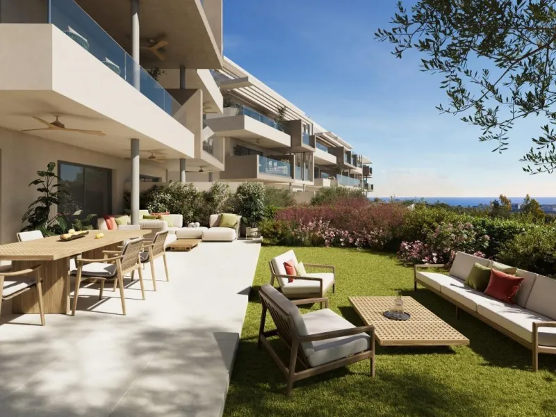 New Sea View Apartments in Mijas, Málaga – Modern Living on the Costa del Sol& & Exclusive New Development Surrounded by Golf and Nature& This new residential project in Mijas, Málaga offers 120 stylish apartments with 1, 2, or 3 bedrooms, though