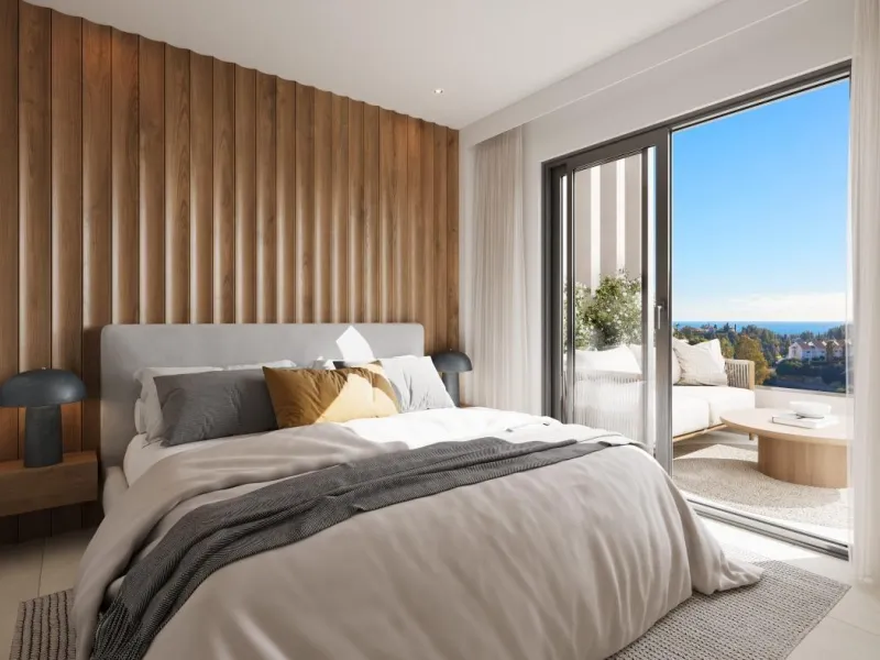 New Sea View Apartments in Mijas, Málaga – Modern Living on the Costa del Sol& & Exclusive New Development Surrounded by Golf and Nature& This new residential project in Mijas, Málaga offers 120 stylish apartments with 1, 2, or 3 bedrooms, though
