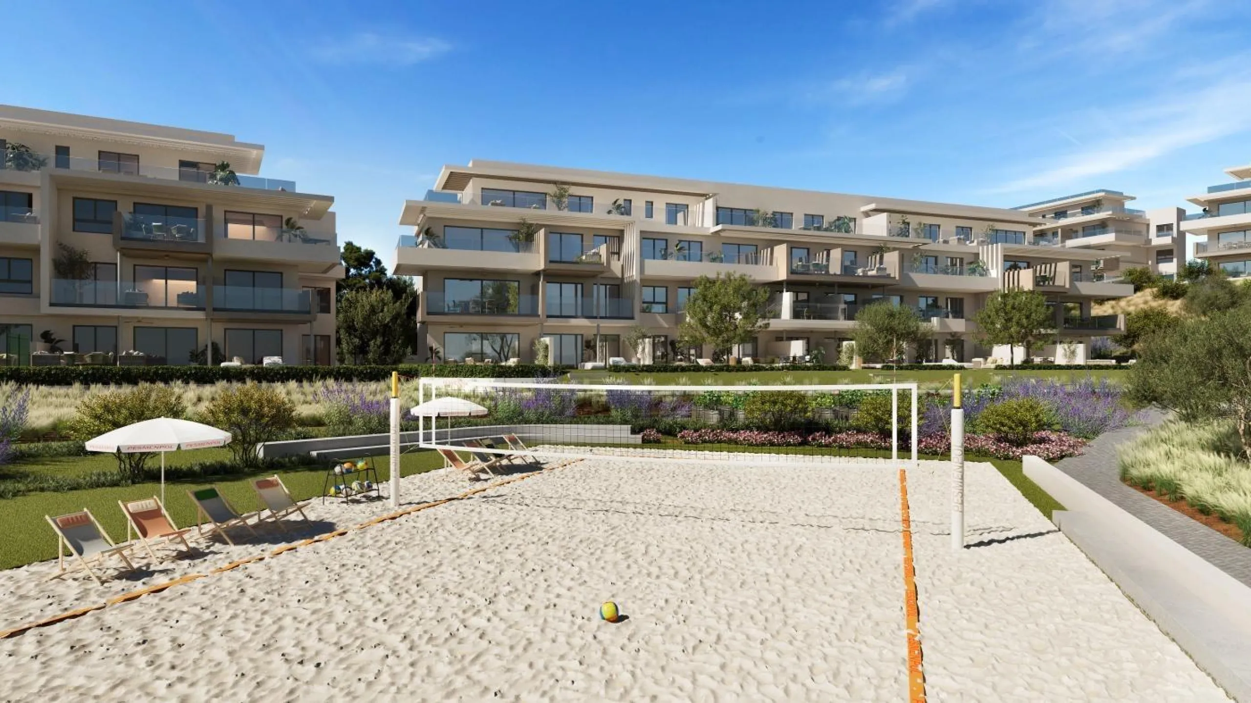 New Sea View Apartments in Mijas, Málaga – Modern Living on the Costa del Sol& & Exclusive New Development Surrounded by Golf and Nature& This new residential project in Mijas, Málaga offers 120 stylish apartments with 1, 2, or 3 bedrooms, though