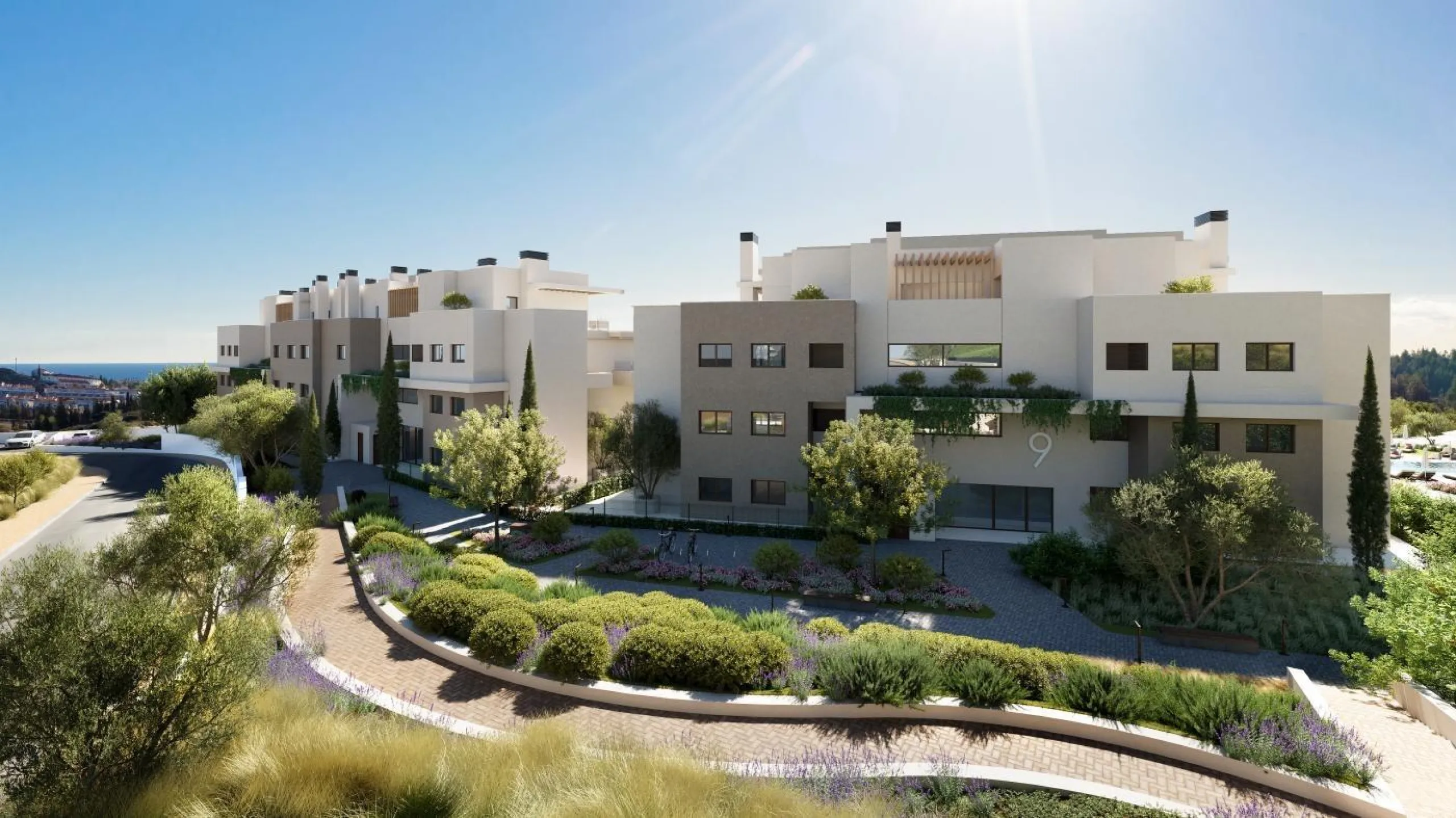 New Sea View Apartments in Mijas, Málaga – Modern Living on the Costa del Sol& & Exclusive New Development Surrounded by Golf and Nature& This new residential project in Mijas, Málaga offers 120 stylish apartments with 1, 2, or 3 bedrooms, though