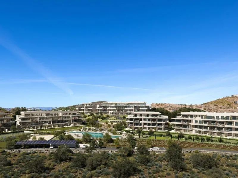 New Sea View Apartments in Mijas, Málaga – Modern Living on the Costa del Sol& & Exclusive New Development Surrounded by Golf and Nature& This new residential project in Mijas, Málaga offers 120 stylish apartments with 1, 2, or 3 bedrooms, though