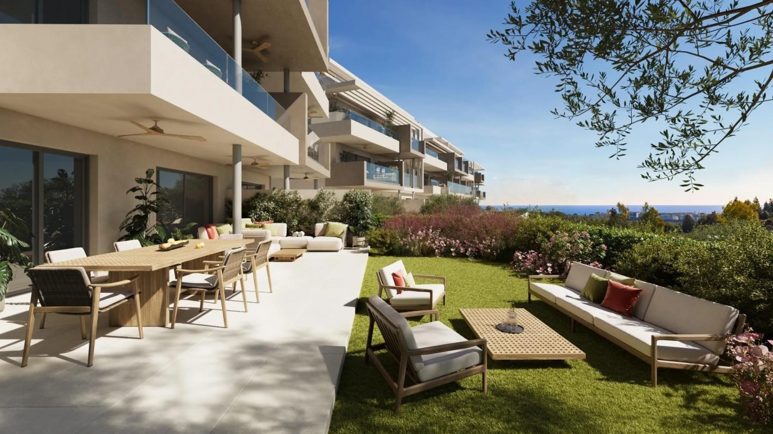 New Sea View Apartments in Mijas, Málaga – Modern Living on the Costa del Sol& & Exclusive New Development Surrounded by Golf and Nature& This new residential project in Mijas, Málaga offers 120 stylish apartments with 1, 2, or 3 bedrooms, though