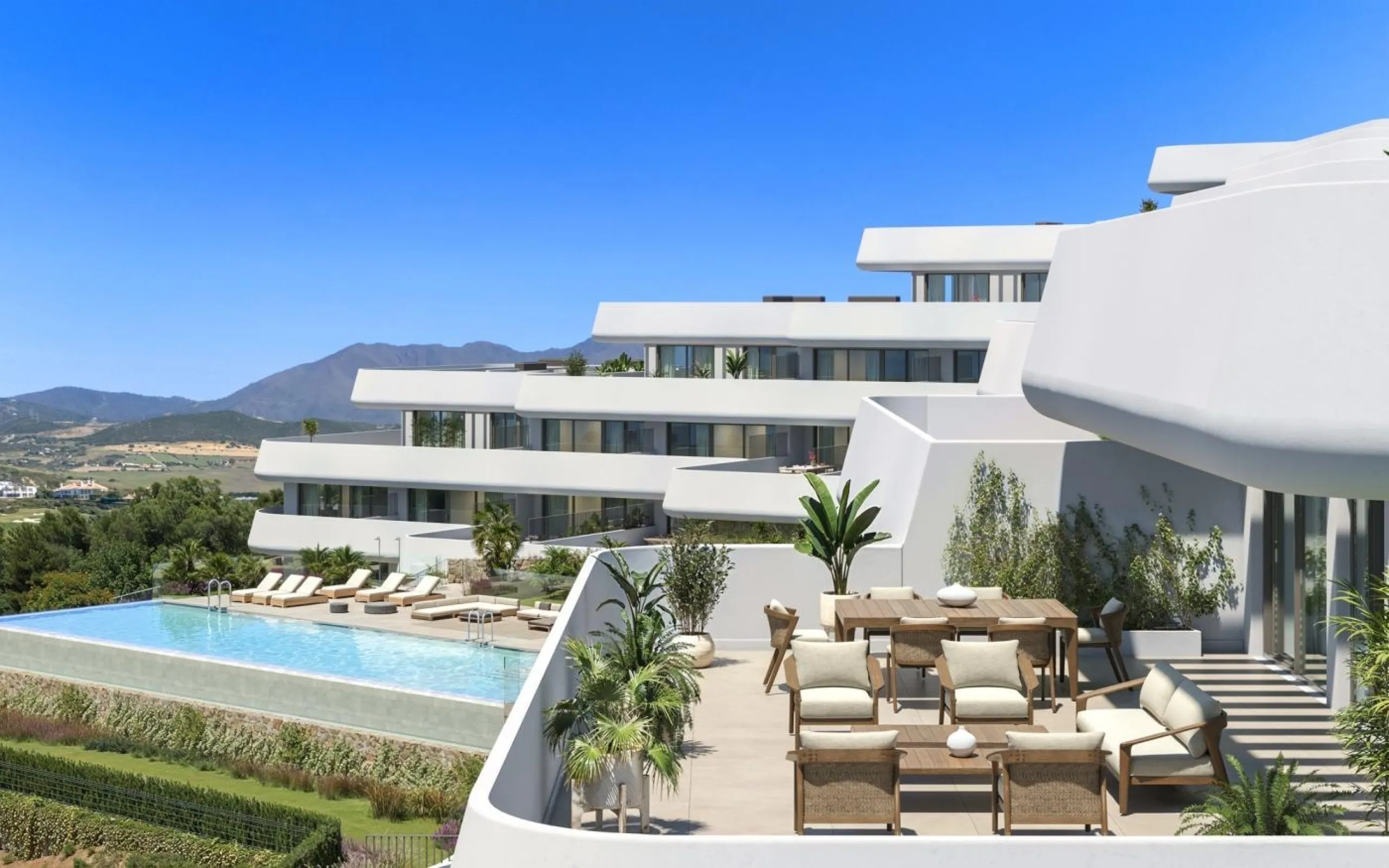 Luxury Golf Resort with Sea Views in Casares, Costa del Sol& & Prime Location Between Casares and Estepona& This new residential development in Casares Golf offers the perfect combination of tranquility, sea views, and a privileged lifestyle on t