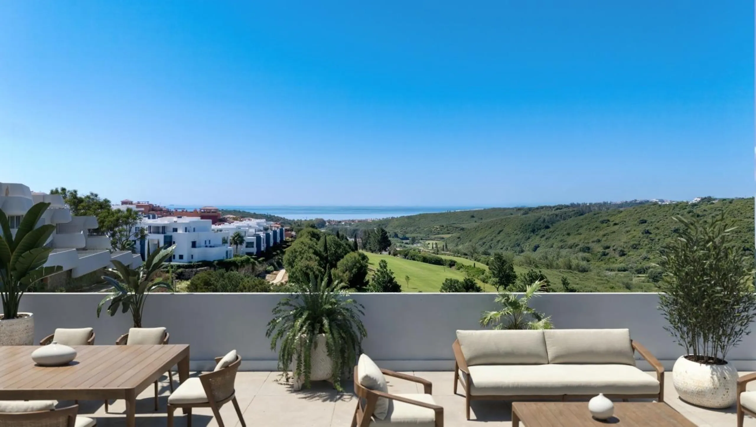 Luxury Golf Resort with Sea Views in Casares, Costa del Sol& & Prime Location Between Casares and Estepona& This new residential development in Casares Golf offers the perfect combination of tranquility, sea views, and a privileged lifestyle on t