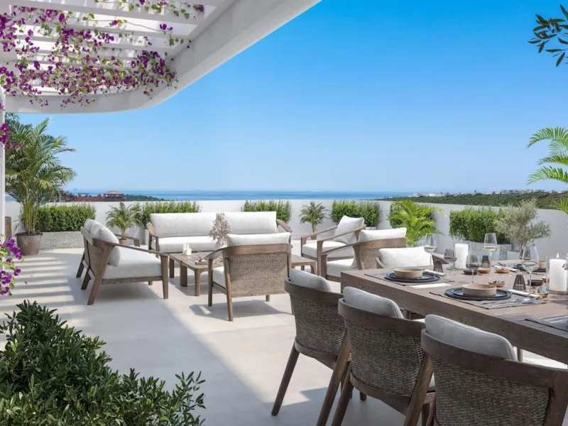 Luxury Golf Resort with Sea Views in Casares, Costa del Sol& & Prime Location Between Casares and Estepona& This new residential development in Casares Golf offers the perfect combination of tranquility, sea views, and a privileged lifestyle on t
