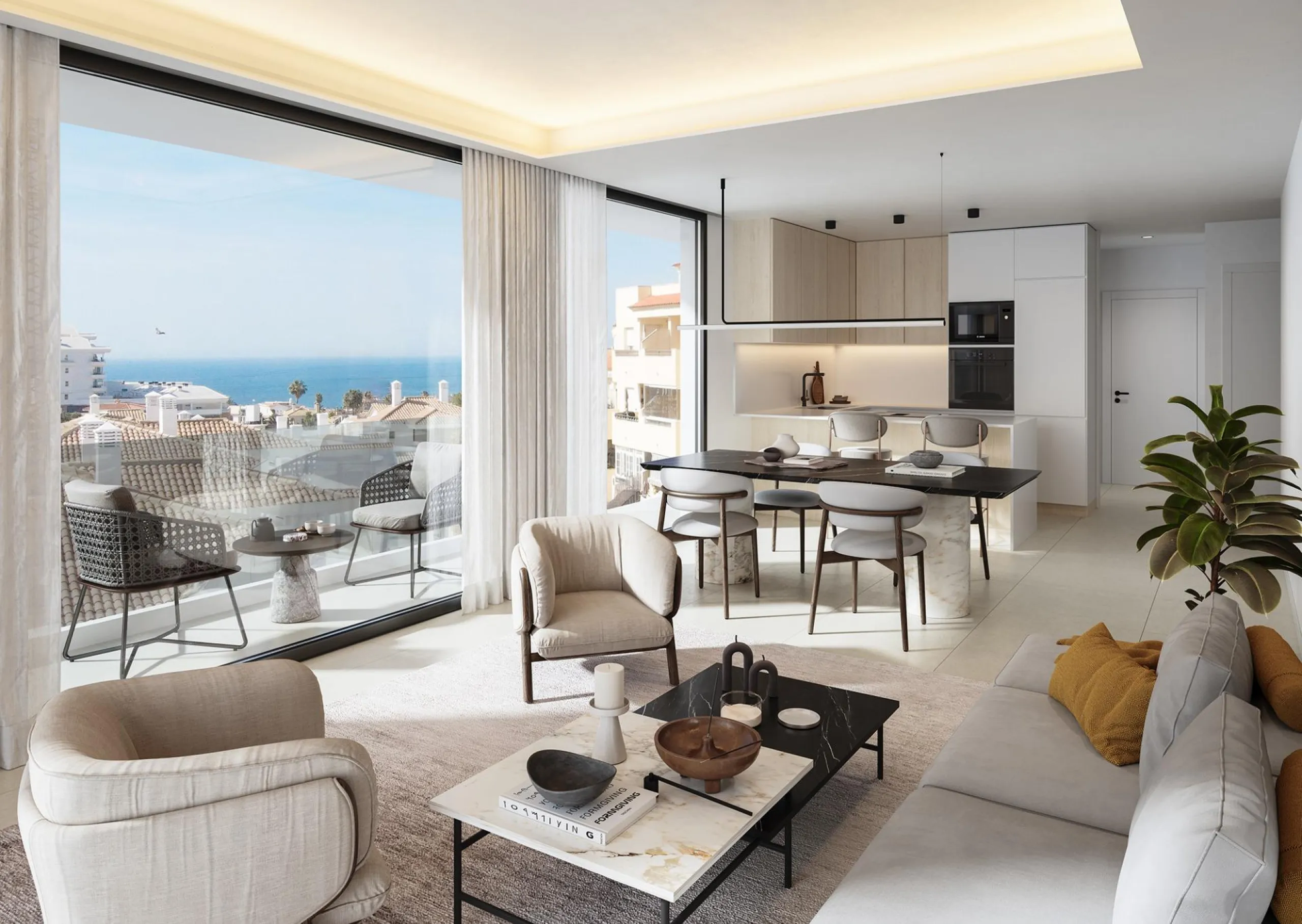 New Build Apartments with Sea Views in Torreblanca del Sol, Fuengirola& & Exclusive Boutique Development on the Costa del Sol& This exclusive new build apartment complex in Torreblanca del Sol, Fuengirola offers the perfect combination of tranqui