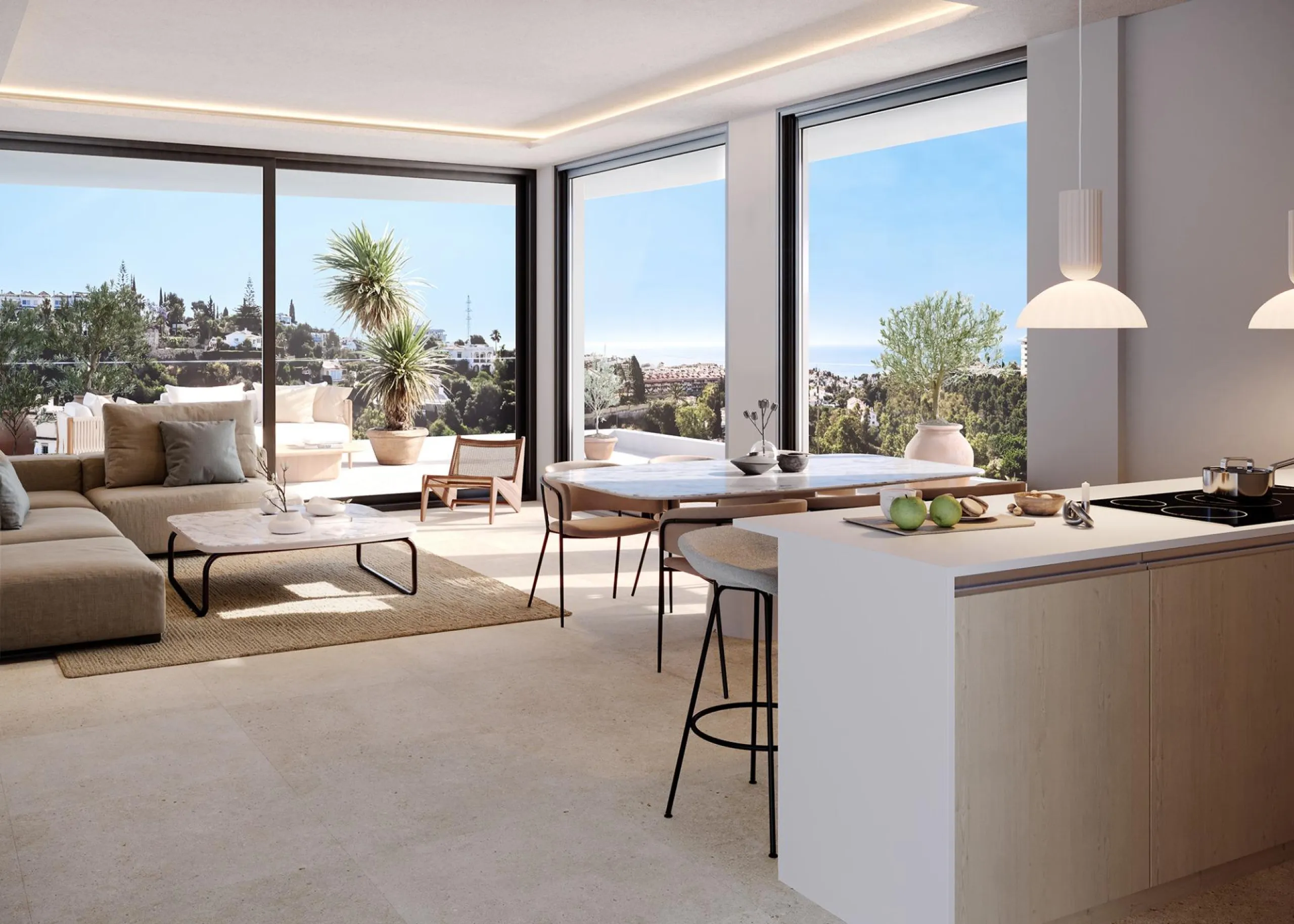 New Build Apartments with Sea Views in Torreblanca del Sol, Fuengirola& & Exclusive Boutique Development on the Costa del Sol& This exclusive new build apartment complex in Torreblanca del Sol, Fuengirola offers the perfect combination of tranqui