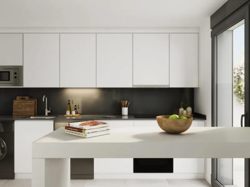 NEW BUILD RESIDENTIAL COMPLEX IN ESTEPONA& & New build modern residential of apartments with 1, 2 and 3 bedrooms with large terraces and stunning sea views in a privileged location of Estepona.& & Residential has an excellent communal area wit