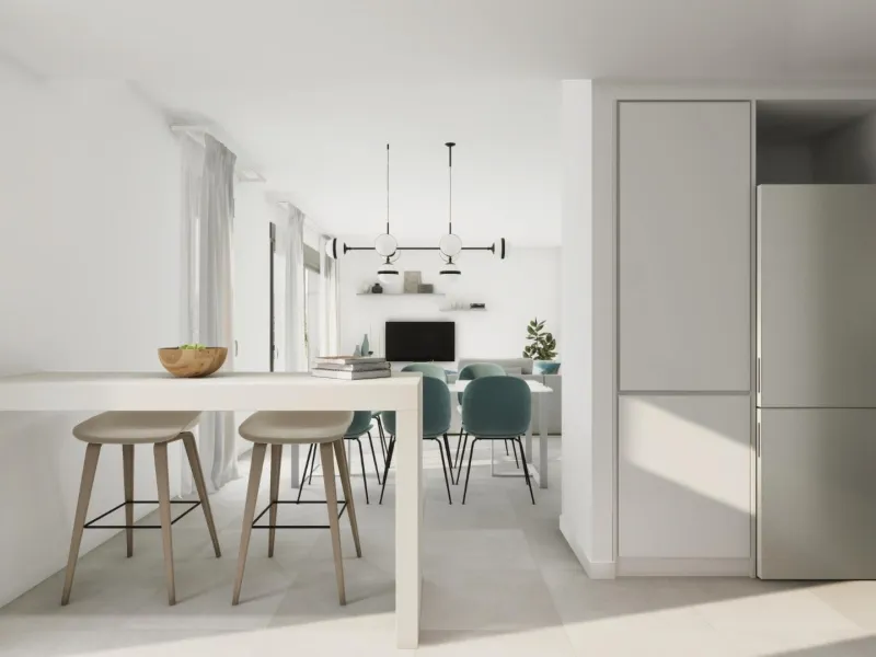 NEW BUILD RESIDENTIAL COMPLEX IN ESTEPONA& & New build modern residential of apartments with 1, 2 and 3 bedrooms with large terraces and stunning sea views in a privileged location of Estepona.& & Residential has an excellent communal area wit