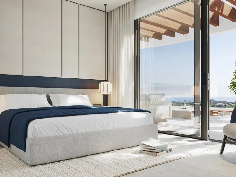 Luxury New Build Apartments in Cerrado del Águila Golf, Mijas with Sea and Golf Views& & Experience an exclusive lifestyle in this modern new build resort located in the prestigious Cerrado del Águila Golf area of Mijas. Surrounded by nature and boa