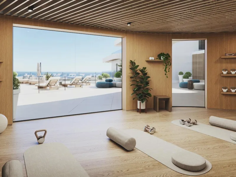 Luxury New Build Apartments in Cerrado del Águila Golf, Mijas with Sea and Golf Views& & Experience an exclusive lifestyle in this modern new build resort located in the prestigious Cerrado del Águila Golf area of Mijas. Surrounded by nature and boa