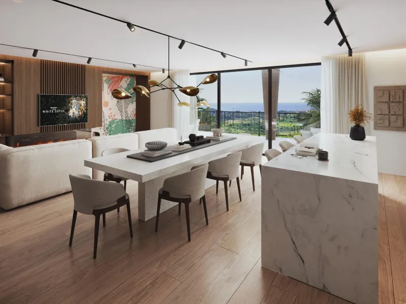 Luxury New Build Apartments in Cerrado del Águila Golf, Mijas with Sea and Golf Views& & Experience an exclusive lifestyle in this modern new build resort located in the prestigious Cerrado del Águila Golf area of Mijas. Surrounded by nature and boa