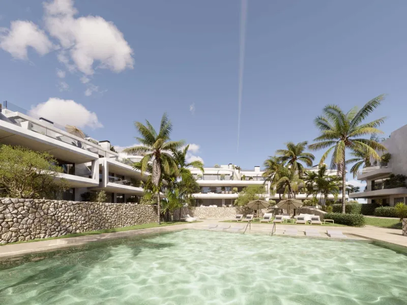 Luxury New Build Apartments in Estepona West – Modern Living by the Mediterranean& & Discover a unique residential concept in the vibrant west side of Estepona, where contemporary design, coastal beauty, and resort-style amenities merge to create an