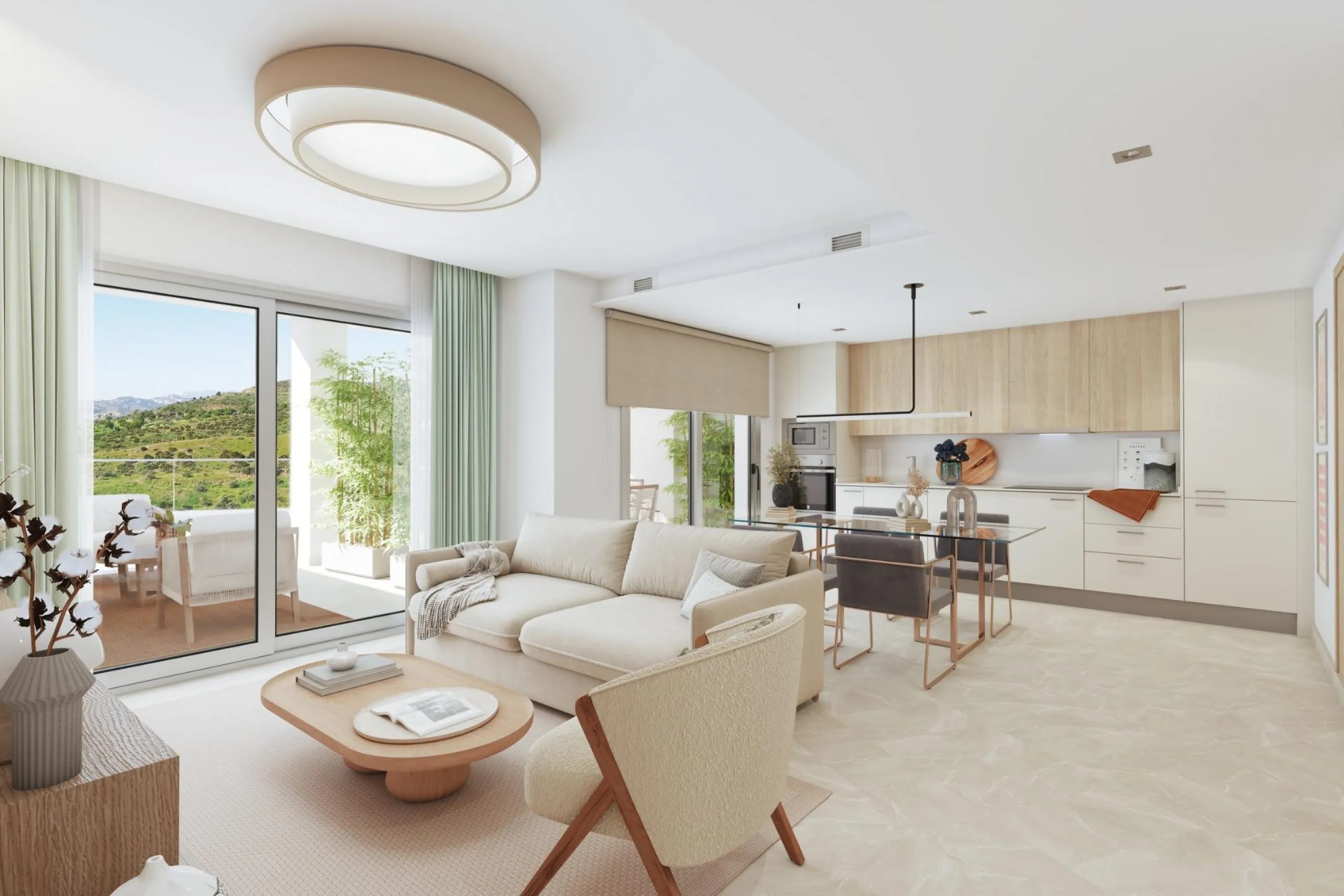 New Sea View Apartments in Mijas, Málaga – Modern Living on the Costa del Sol& & Discover this exclusive new development of 54 modern apartments with 2 and 3 bedrooms, perfectly located between La Cala de Mijas and Fuengirola. Designed to maximise n