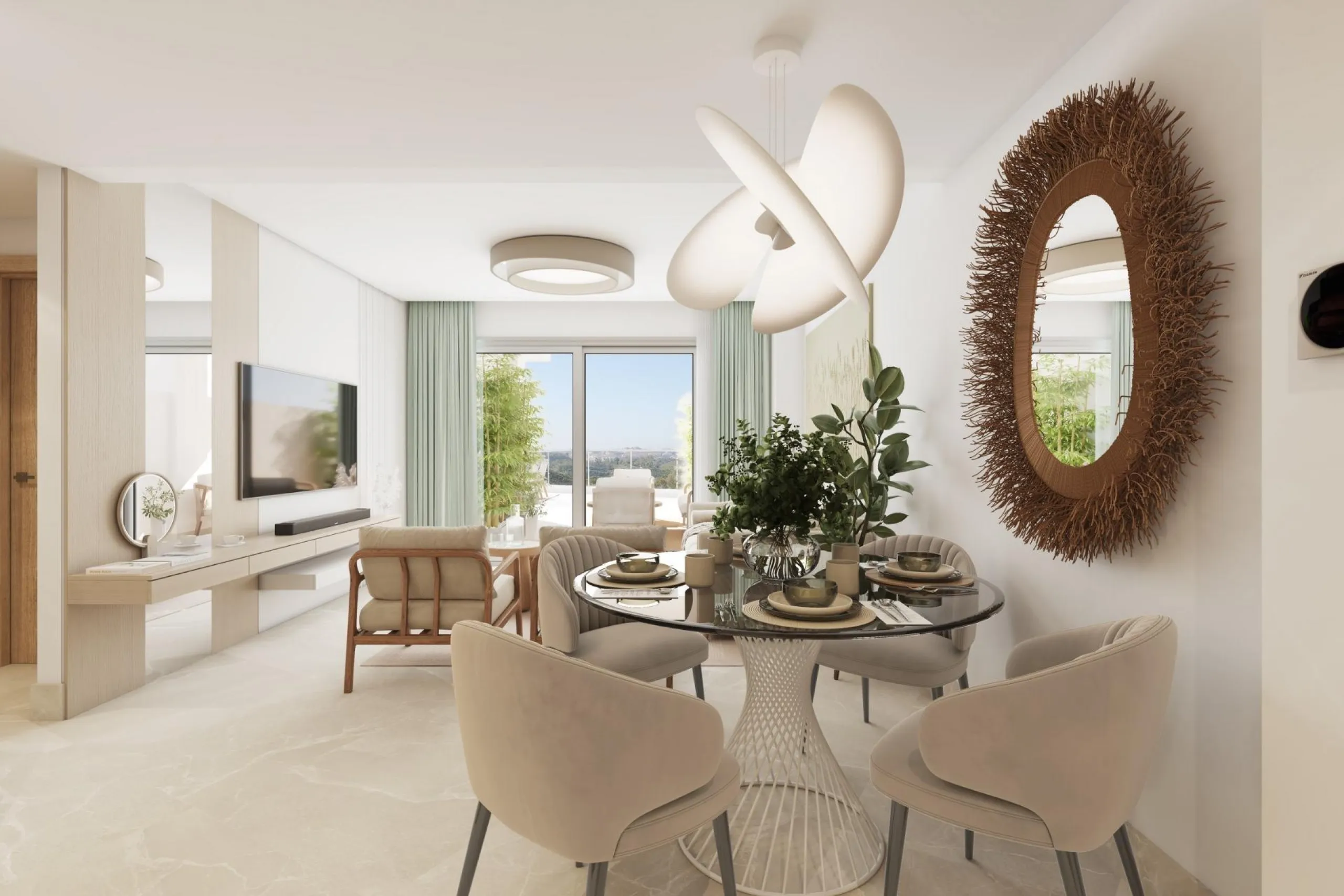 New Sea View Apartments in Mijas, Málaga – Modern Living on the Costa del Sol& & Discover this exclusive new development of 54 modern apartments with 2 and 3 bedrooms, perfectly located between La Cala de Mijas and Fuengirola. Designed to maximise n