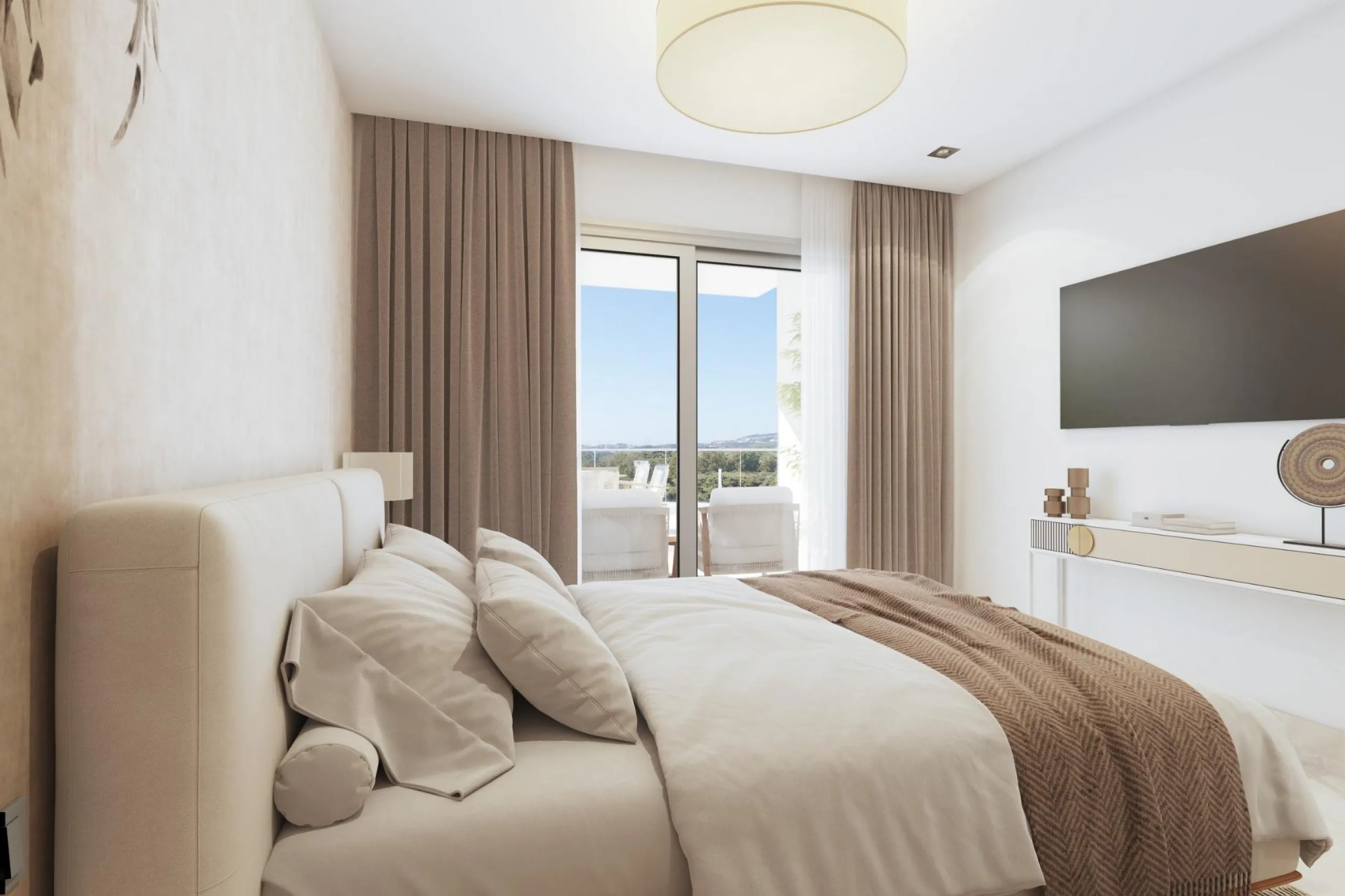 New Sea View Apartments in Mijas, Málaga – Modern Living on the Costa del Sol& & Discover this exclusive new development of 54 modern apartments with 2 and 3 bedrooms, perfectly located between La Cala de Mijas and Fuengirola. Designed to maximise n
