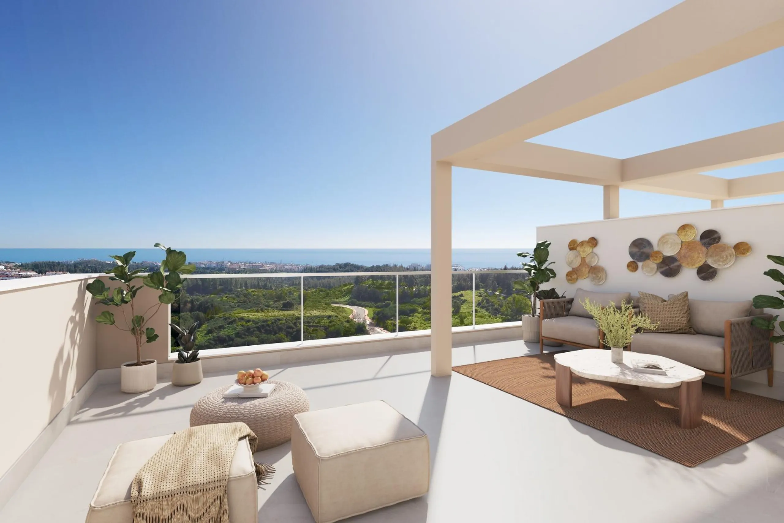 New Sea View Apartments in Mijas, Málaga – Modern Living on the Costa del Sol& & Discover this exclusive new development of 54 modern apartments with 2 and 3 bedrooms, perfectly located between La Cala de Mijas and Fuengirola. Designed to maximise n
