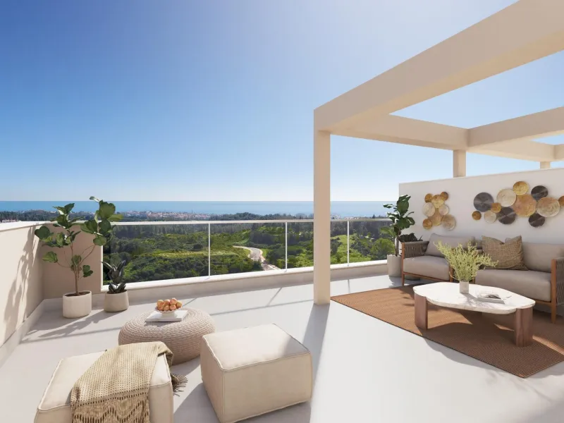 New Sea View Apartments in Mijas, Málaga – Modern Living on the Costa del Sol& & Discover this exclusive new development of 54 modern apartments with 2 and 3 bedrooms, perfectly located between La Cala de Mijas and Fuengirola. Designed to maximise n