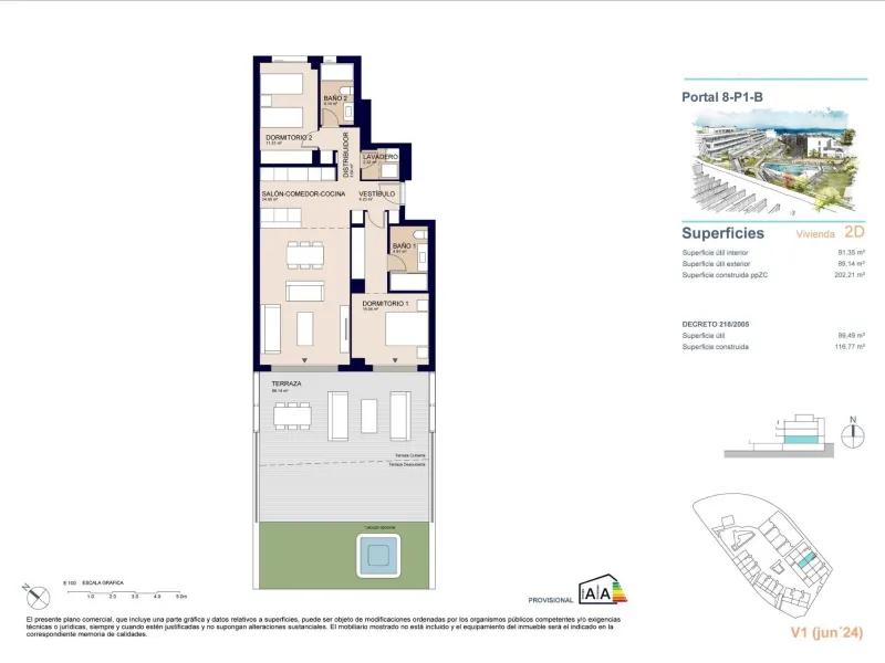 Luxury apartments with sea views in Estepona, just 400 metres from the beach& & Exclusive project comprising 105 apartments with 2, 3 and 4 bedrooms, designed to offer you maximum comfort and well-being. Located in a privileged setting, this develop