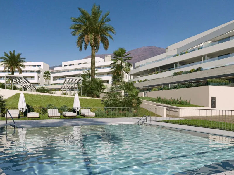 Luxury apartments with sea views in Estepona, just 400 metres from the beach& & Exclusive project comprising 105 apartments with 2, 3 and 4 bedrooms, designed to offer you maximum comfort and well-being. Located in a privileged setting, this develop