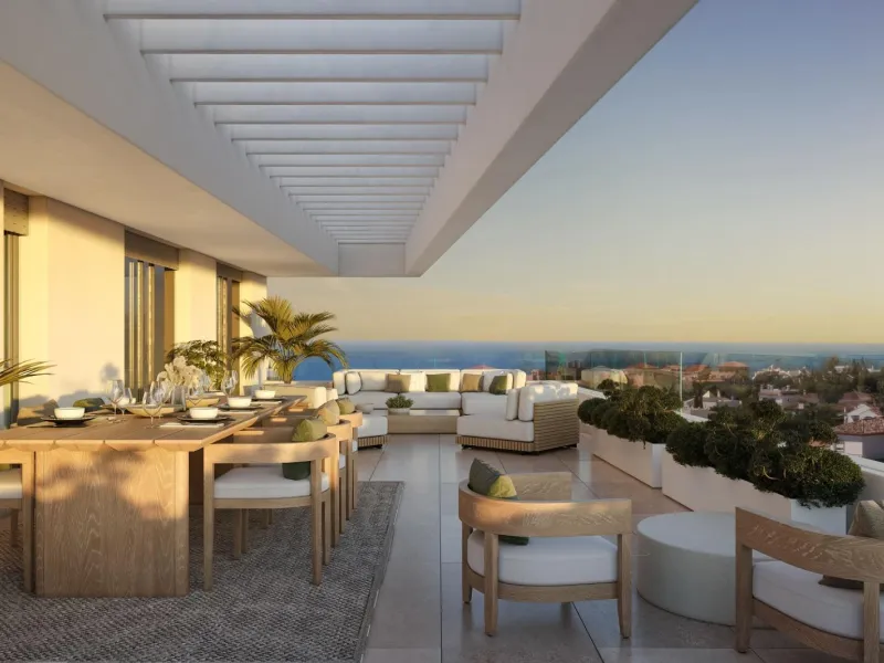 Luxury apartments with sea views in Estepona, just 400 metres from the beach& & Exclusive project comprising 105 apartments with 2, 3 and 4 bedrooms, designed to offer you maximum comfort and well-being. Located in a privileged setting, this develop