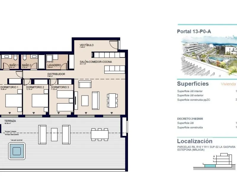 Luxury apartments with sea views in Estepona, just 400 metres from the beach& & Exclusive project comprising 105 apartments with 2, 3 and 4 bedrooms, designed to offer you maximum comfort and well-being. Located in a privileged setting, this develop