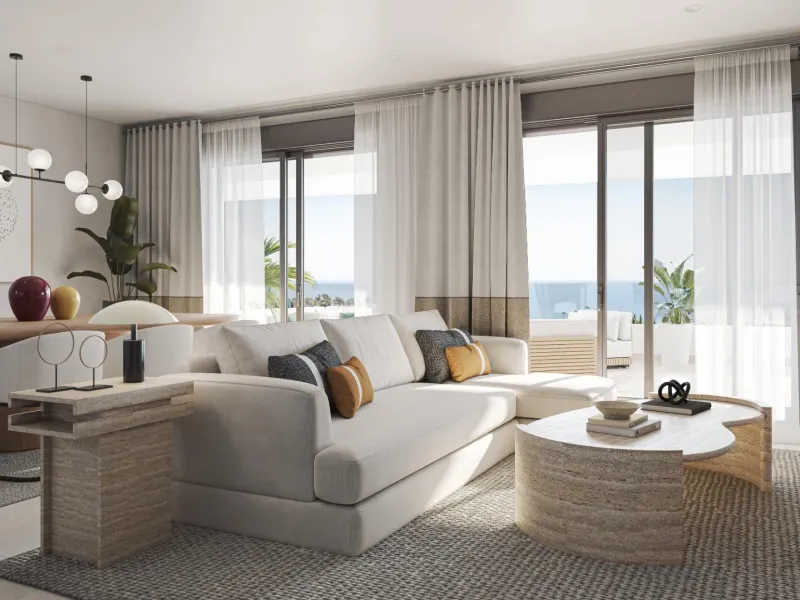 Luxury apartments with sea views in Estepona, just 400 metres from the beach& & Exclusive project comprising 105 apartments with 2, 3 and 4 bedrooms, designed to offer you maximum comfort and well-being. Located in a privileged setting, this develop
