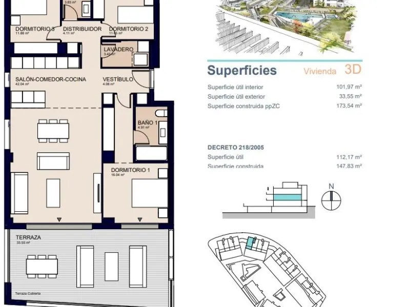 Luxury apartments with sea views in Estepona, just 400 metres from the beach& & Exclusive project comprising 105 apartments with 2, 3 and 4 bedrooms, designed to offer you maximum comfort and well-being. Located in a privileged setting, this develop