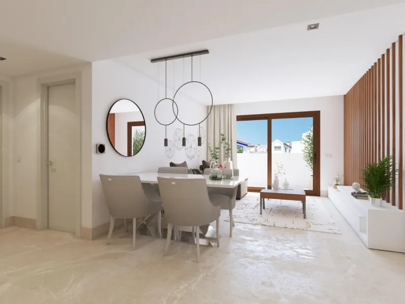 New-Build Apartments and Penthouses for Sale in the Heart of Benahavís, Costa del Sol& & Exclusive Residential in a Privileged Location& Located in the charming Andalusian village of Benahavís, this new residential complex consists of 28 contempo
