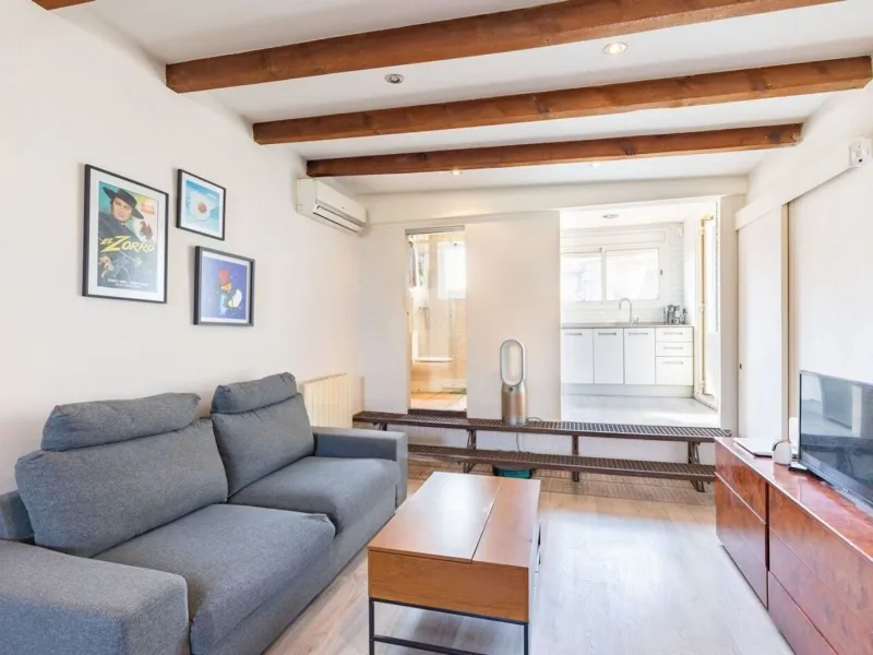 Bright penthouse with terrace in Sant Antoni, Barcelona