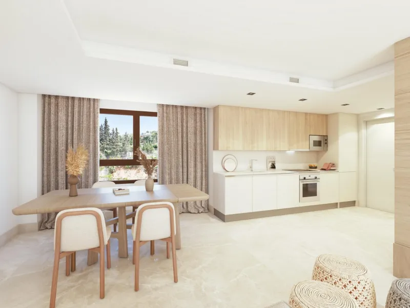 New-Build Apartments and Penthouses for Sale in the Heart of Benahavís, Costa del Sol& & Exclusive Residential in a Privileged Location& Located in the charming Andalusian village of Benahavís, this new residential complex consists of 28 contempo