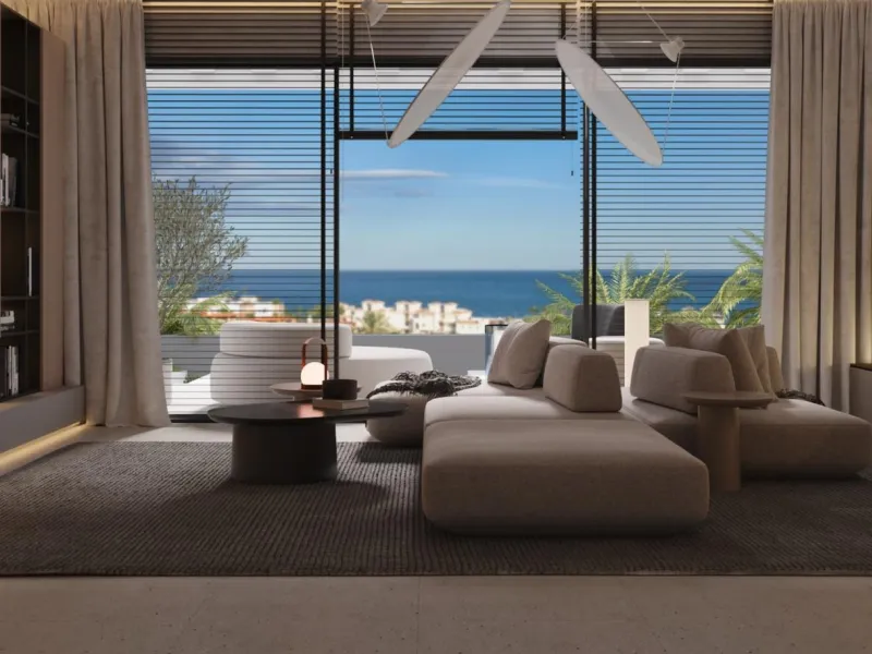 NEW BUILD RESIDENTIAL COMPLEX NEAR ESTEPONA& & New Build residential complex of luxury apartments in Buenas Noches, near Estepona.& & Complex located only 220m from the beach and consist only 3 blocks, each with 5 apartments, in a gated commun