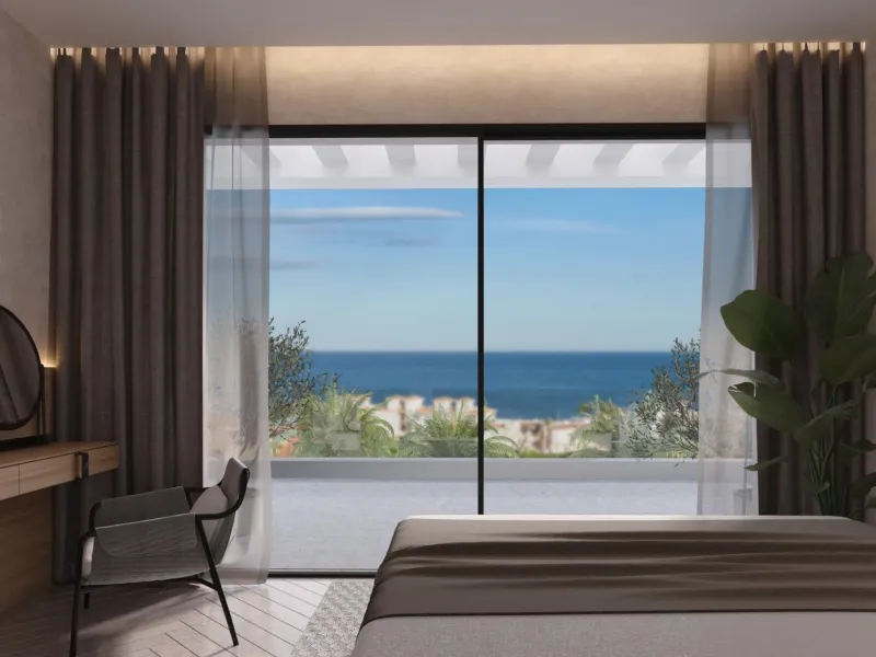 NEW BUILD RESIDENTIAL COMPLEX NEAR ESTEPONA& & New Build residential complex of luxury apartments in Buenas Noches, near Estepona.& & Complex located only 220m from the beach and consist only 3 blocks, each with 5 apartments, in a gated commun