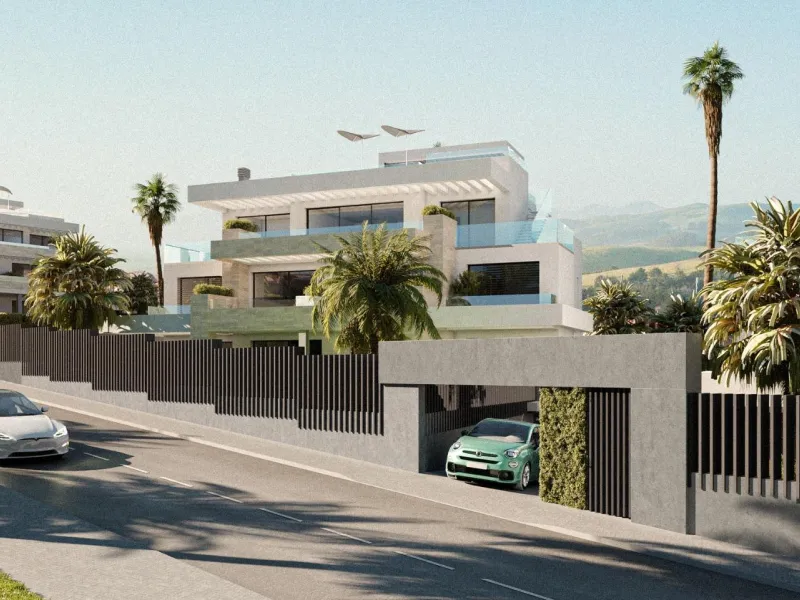 NEW BUILD RESIDENTIAL COMPLEX NEAR ESTEPONA& & New Build residential complex of luxury apartments in Buenas Noches, near Estepona.& & Complex located only 220m from the beach and consist only 3 blocks, each with 5 apartments, in a gated commun
