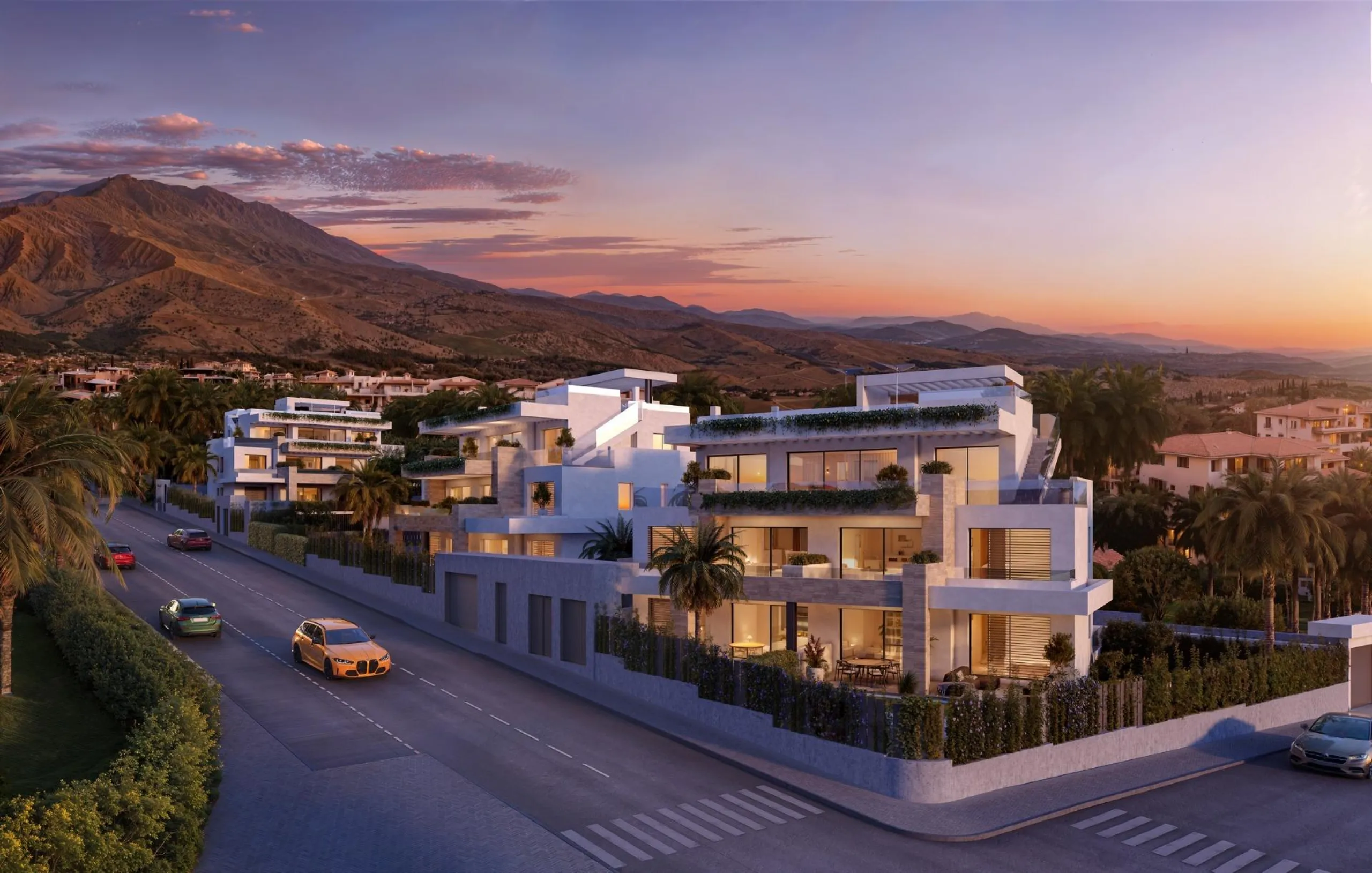 NEW BUILD RESIDENTIAL COMPLEX NEAR ESTEPONA& & New Build residential complex of luxury apartments in Buenas Noches, near Estepona.& & Complex located only 220m from the beach and consist only 3 blocks, each with 5 apartments, in a gated commun