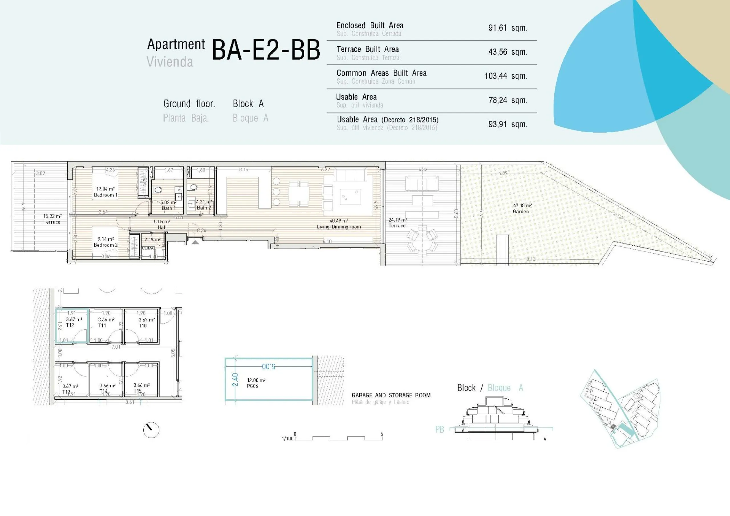 NEW BUILD RESIDENTIAL COMPLEX IN ESTEPONA& &  New Build residential complex in Estepona consist of 54 properties.& You can choose 2 and 3 bedrooms options and different types: ground floors, mid-level floors and penthouses, so you can feel the li