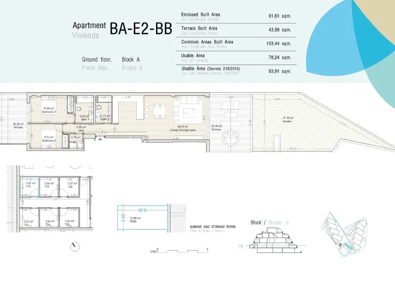 NEW BUILD RESIDENTIAL COMPLEX IN ESTEPONA& &  New Build residential complex in Estepona consist of 54 properties.& You can choose 2 and 3 bedrooms options and different types: ground floors, mid-level floors and penthouses, so you can feel the li