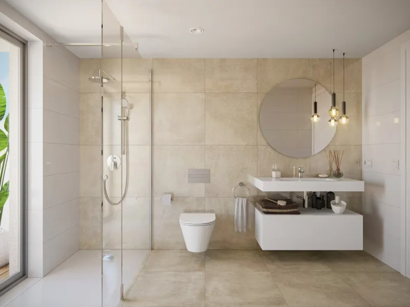 NEW BUILD RESIDENTIAL COMPLEX IN ESTEPONA& &  New Build residential complex in Estepona consist of 54 properties.& You can choose 2 and 3 bedrooms options and different types: ground floors, mid-level floors and penthouses, all with sea views, so