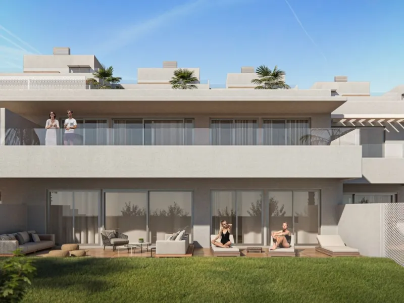 NEW BUILD RESIDENTIAL COMPLEX IN ESTEPONA& &  New Build residential complex in Estepona consist of 54 properties.& You can choose 2 and 3 bedrooms options and different types: ground floors, mid-level floors and penthouses, all with sea views, so