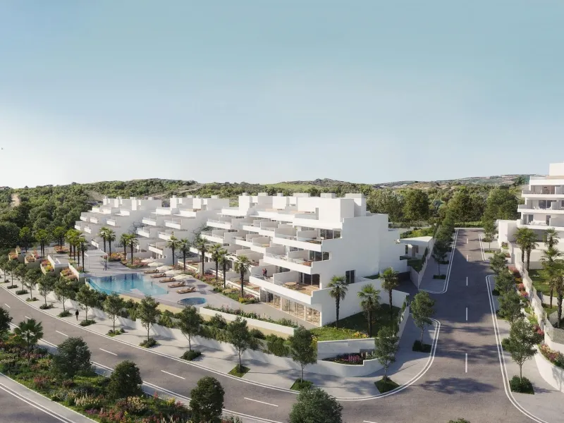 NEW BUILD RESIDENTIAL COMPLEX IN ESTEPONA& &  New Build residential complex in Estepona consist of 54 properties.& You can choose 2 and 3 bedrooms options and different types: ground floors, mid-level floors and penthouses, so you can feel the li