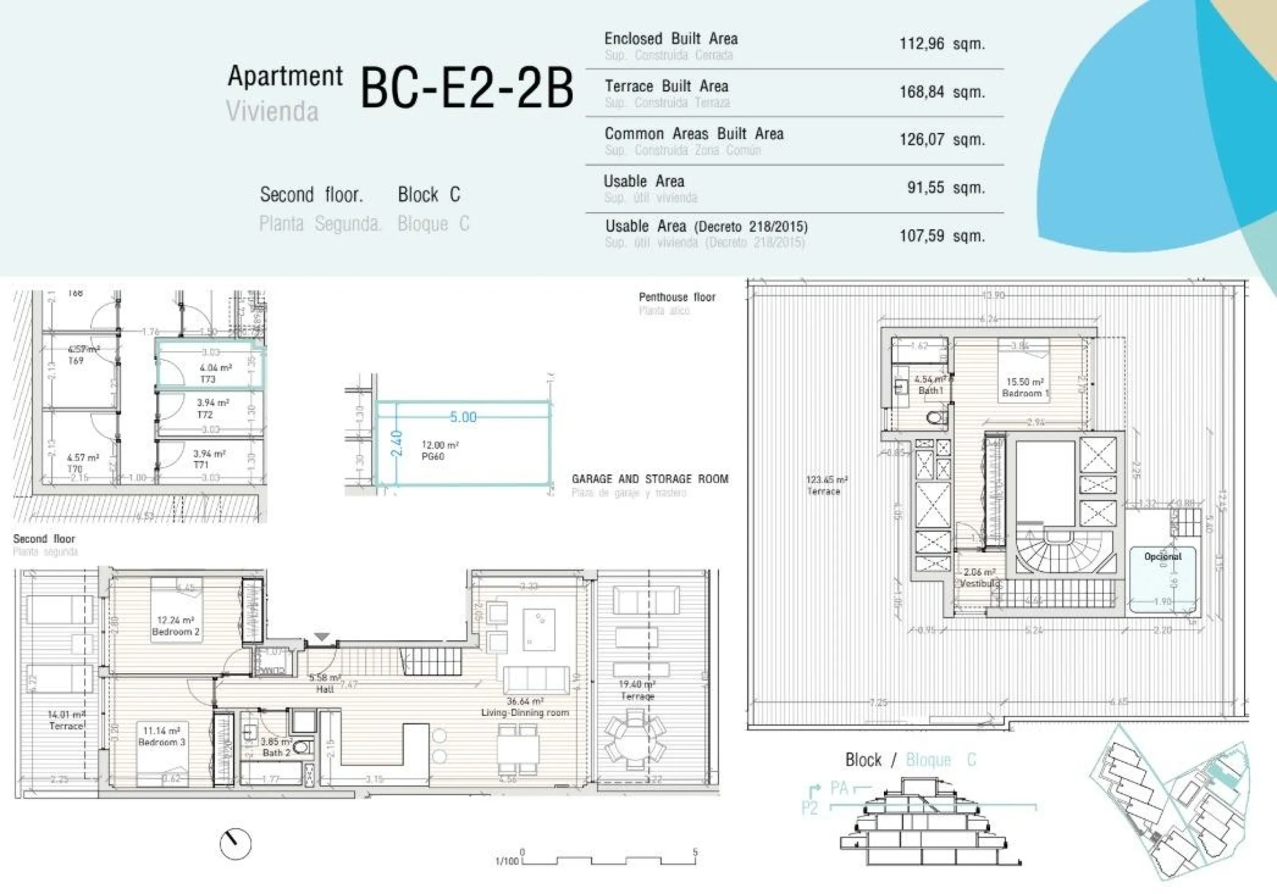 NEW BUILD RESIDENTIAL COMPLEX IN ESTEPONA& &  New Build residential complex in Estepona consist of 54 properties.& You can choose 2 and 3 bedrooms options and different types: ground floors, mid-level floors and penthouses, so you can feel the li