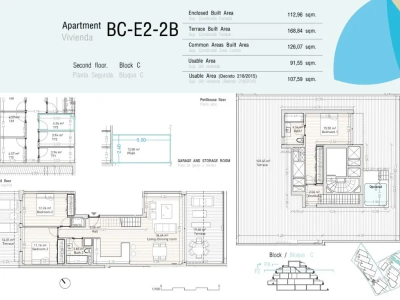 NEW BUILD RESIDENTIAL COMPLEX IN ESTEPONA& &  New Build residential complex in Estepona consist of 54 properties.& You can choose 2 and 3 bedrooms options and different types: ground floors, mid-level floors and penthouses, so you can feel the li