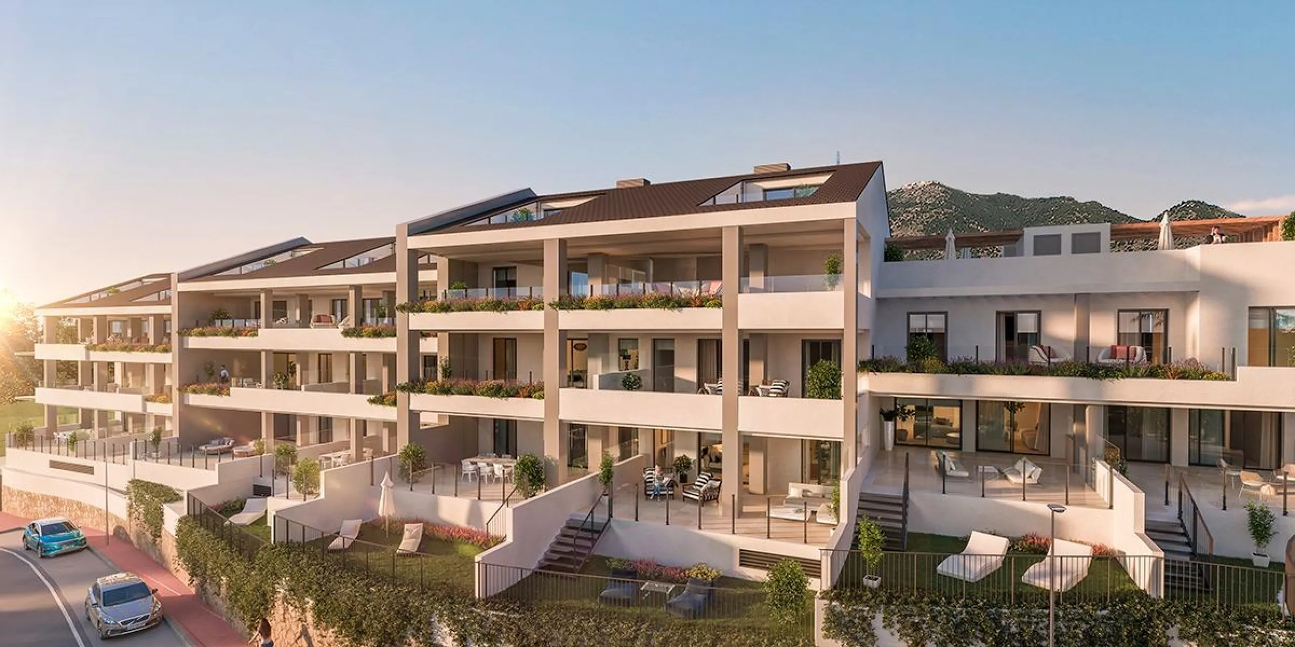 New Build Apartments and Townhouses for Sale in Torremuelle Benalmádena& & Exclusive Residential Development on the Costa del Sol& Discover this exceptional new build project in Torremuelle, one of the most sought-after areas of Benalmádena. Loca